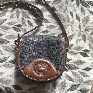 Vintage Dooney & Bourke Crossbody Leather Bag